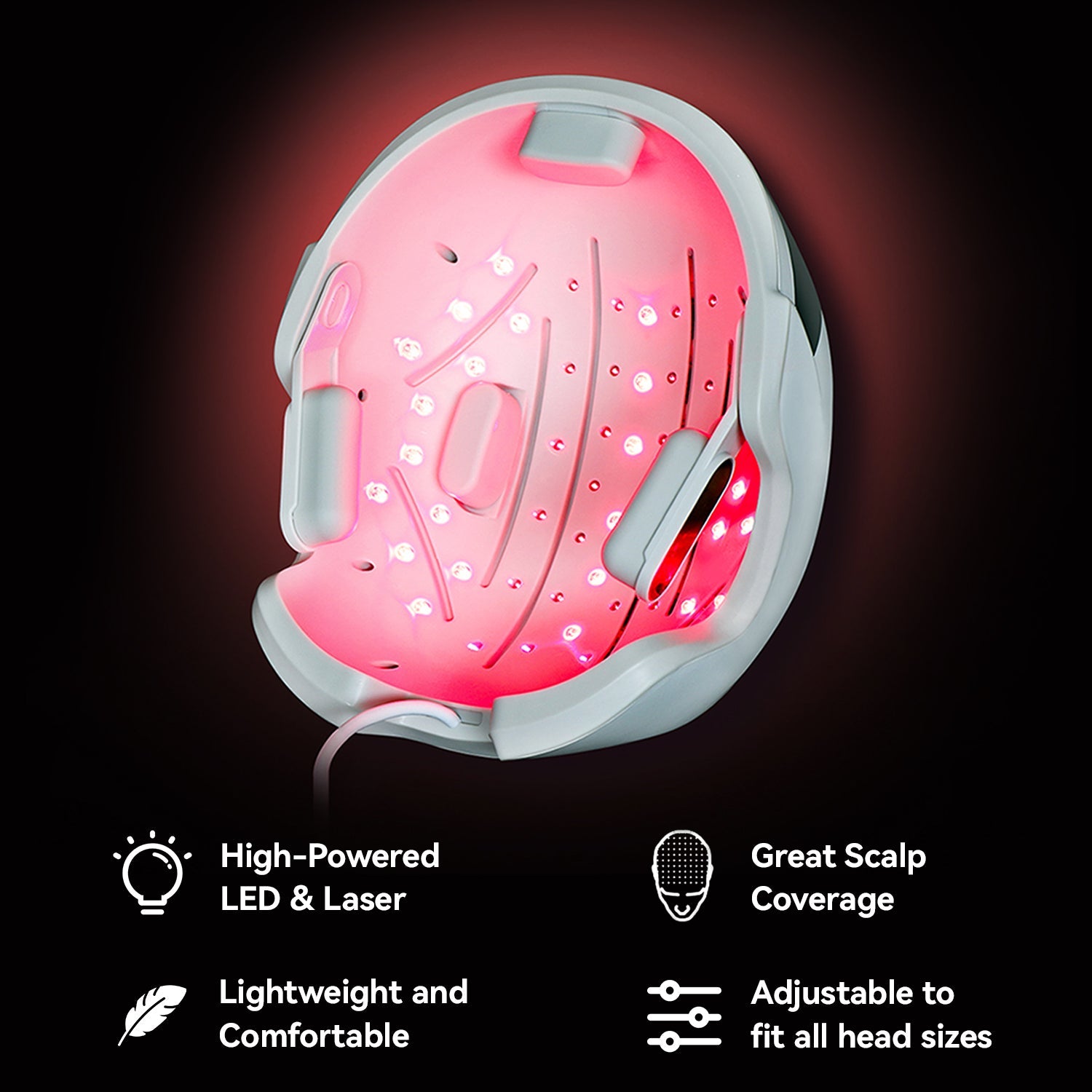 Laser & LEDs Hair Growth Helmet