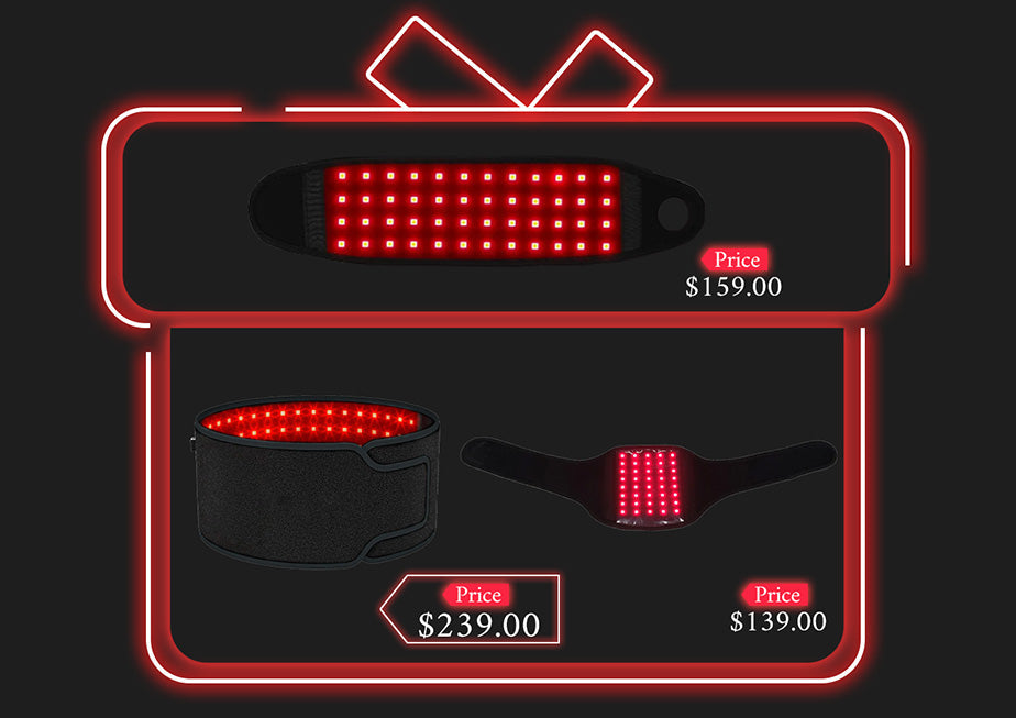 Megelin LED Red Infrared Light Therapy Belt