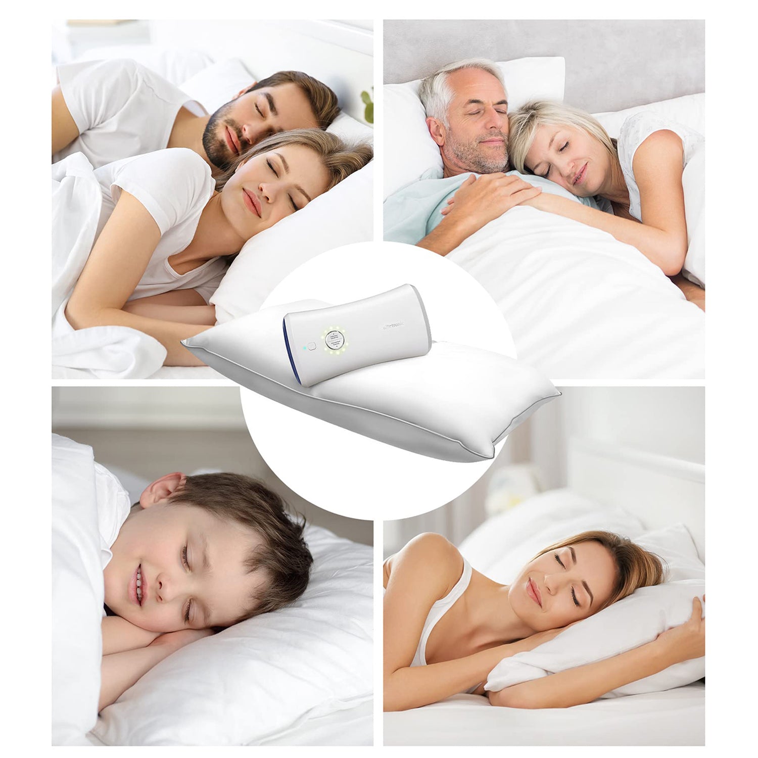 Sleep Apnea Smart Pillow Nitetronic Pillow Nitetronic Z1 Smart
