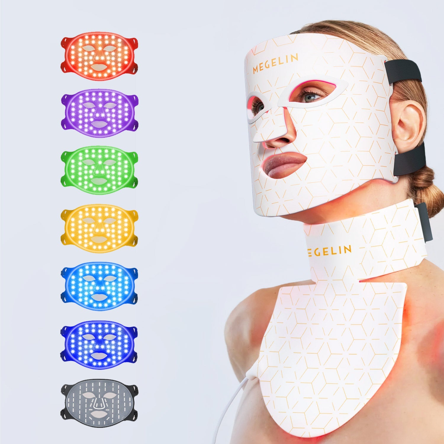 Megelin LED Light Therapy Face Mask