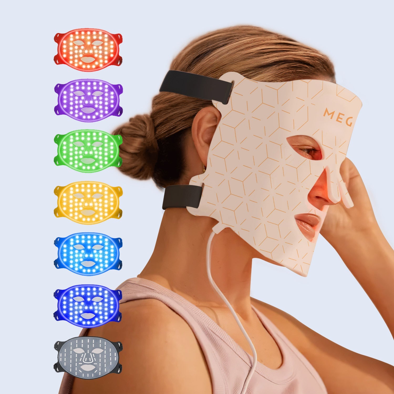 Megelin LED Red Light Therapy Face Mask