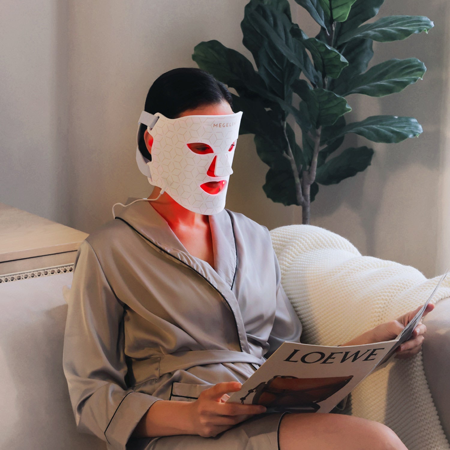 Megelin LED Red Light Therapy Face Mask